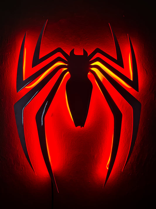Letrero Decorativo Spiderman - Neon Led Spiderman Ps5
