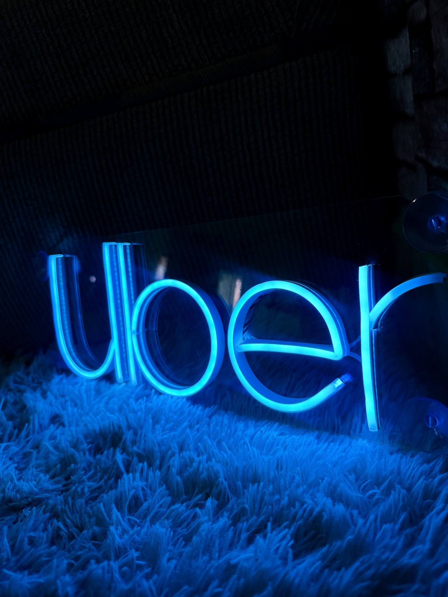 Letrero neon Uber PERSONALIZADO USB para auto