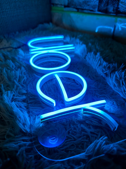 Letrero neon Uber PERSONALIZADO USB para auto
