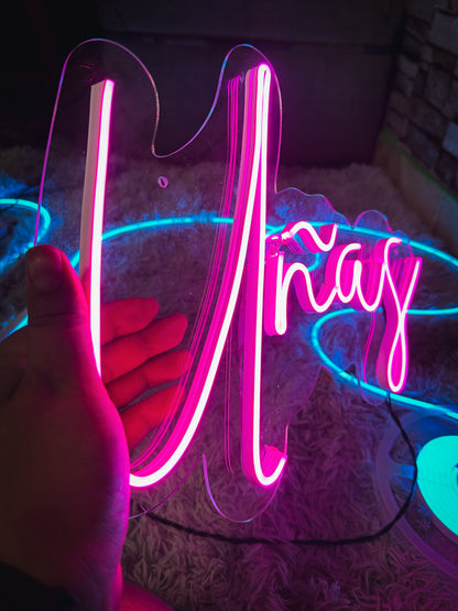 Letrero Neon Uñas / Nails Neonsign