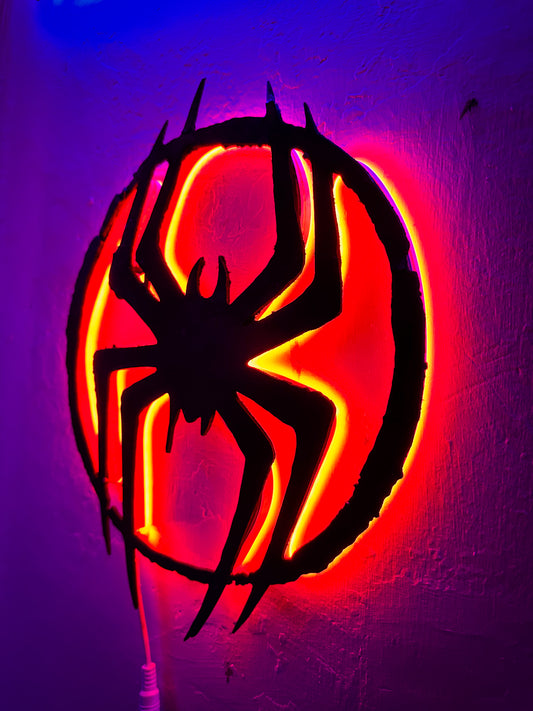 Letrero Spiderman Neon (Miles Morales)