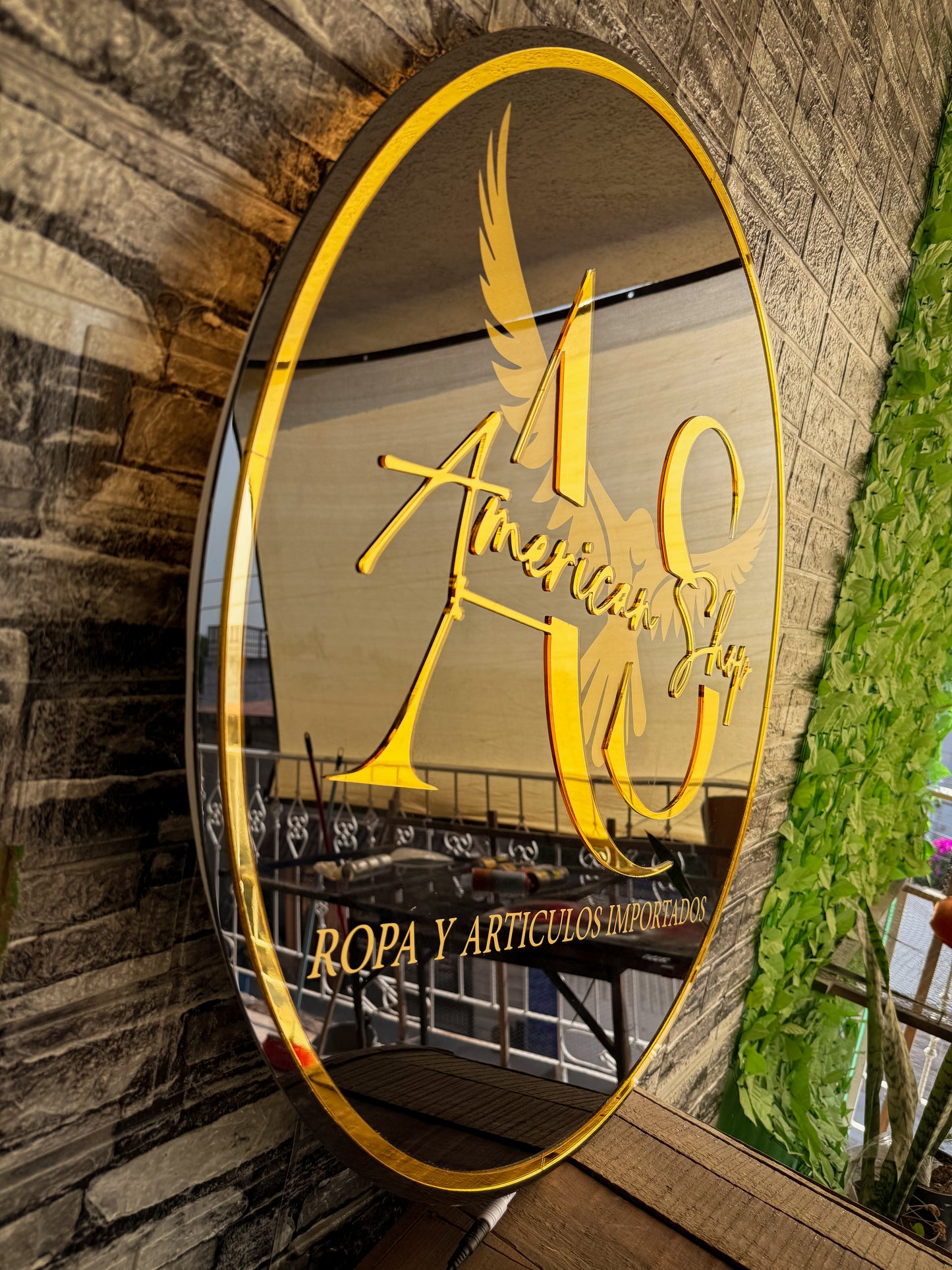Logo Personalizado Acrilico 80 cm