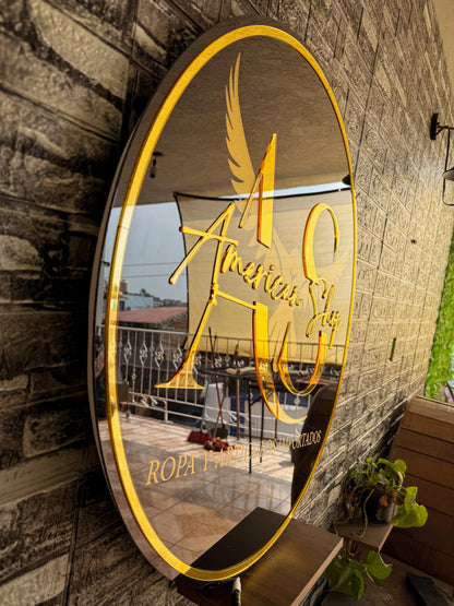 Logo Personalizado Acrilico 80 cm