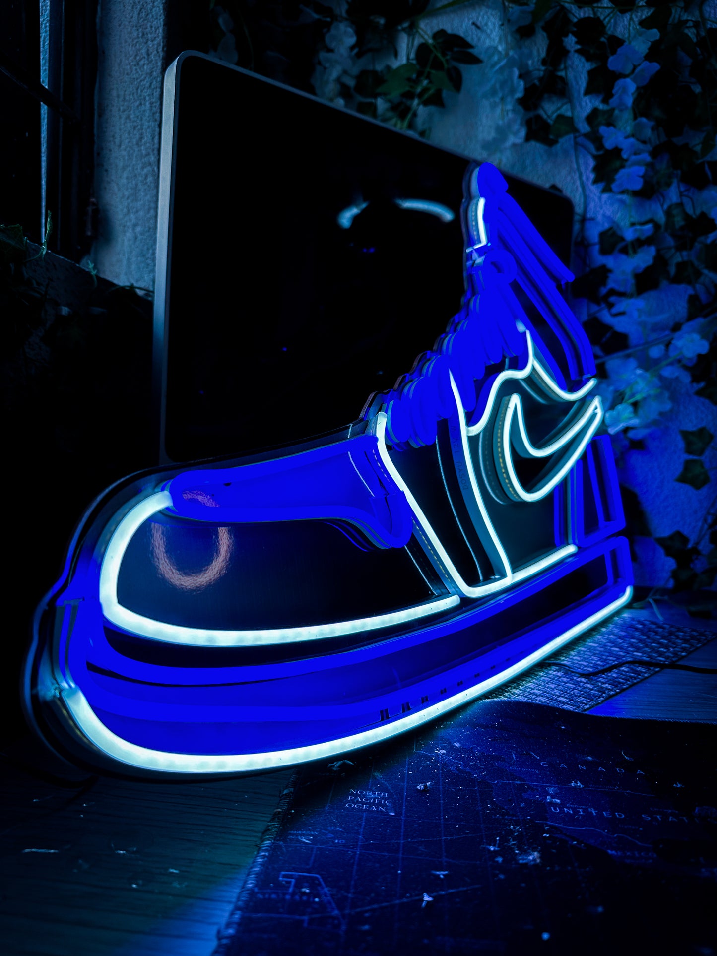 Letrero Neon Tenis Nike Ultra Detallado (nike Neon Flex)