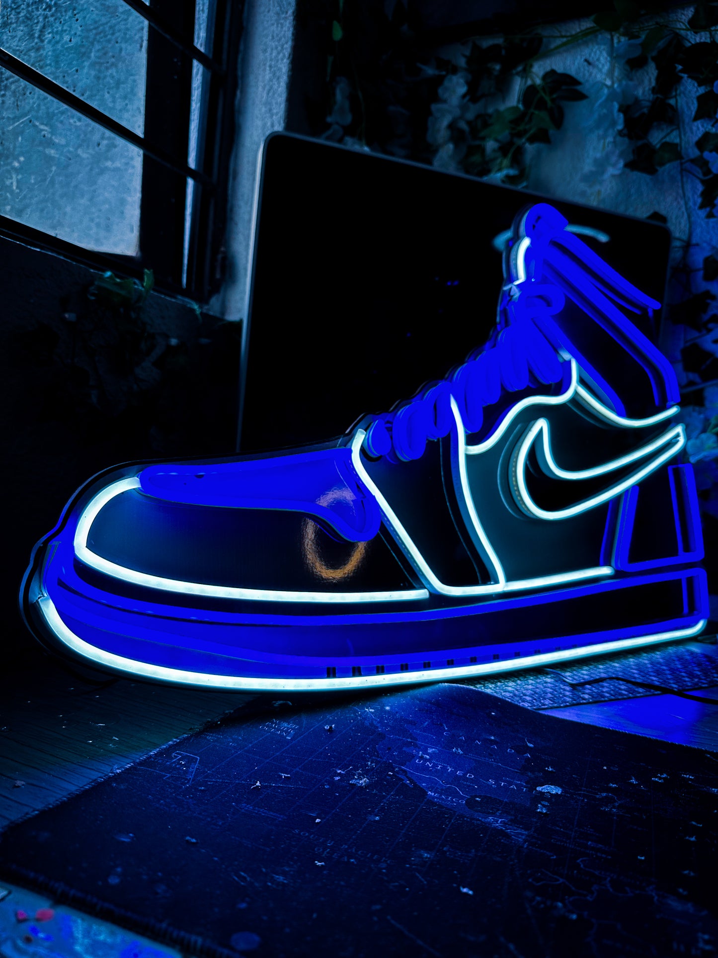 Letrero Neon Tenis Nike Ultra Detallado (nike Neon Flex)