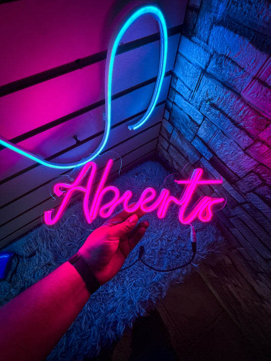 Abierto Neon Flex - Open Neonsign