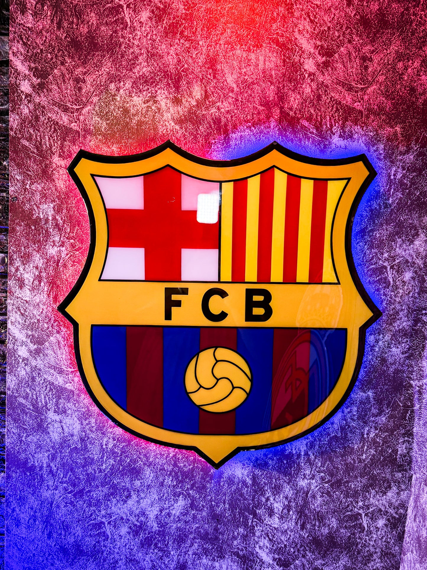 Logo Personalizado Barcelona Epoxi Luminoso