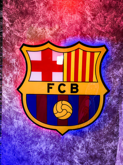 Logo Personalizado Barcelona Epoxi Luminoso