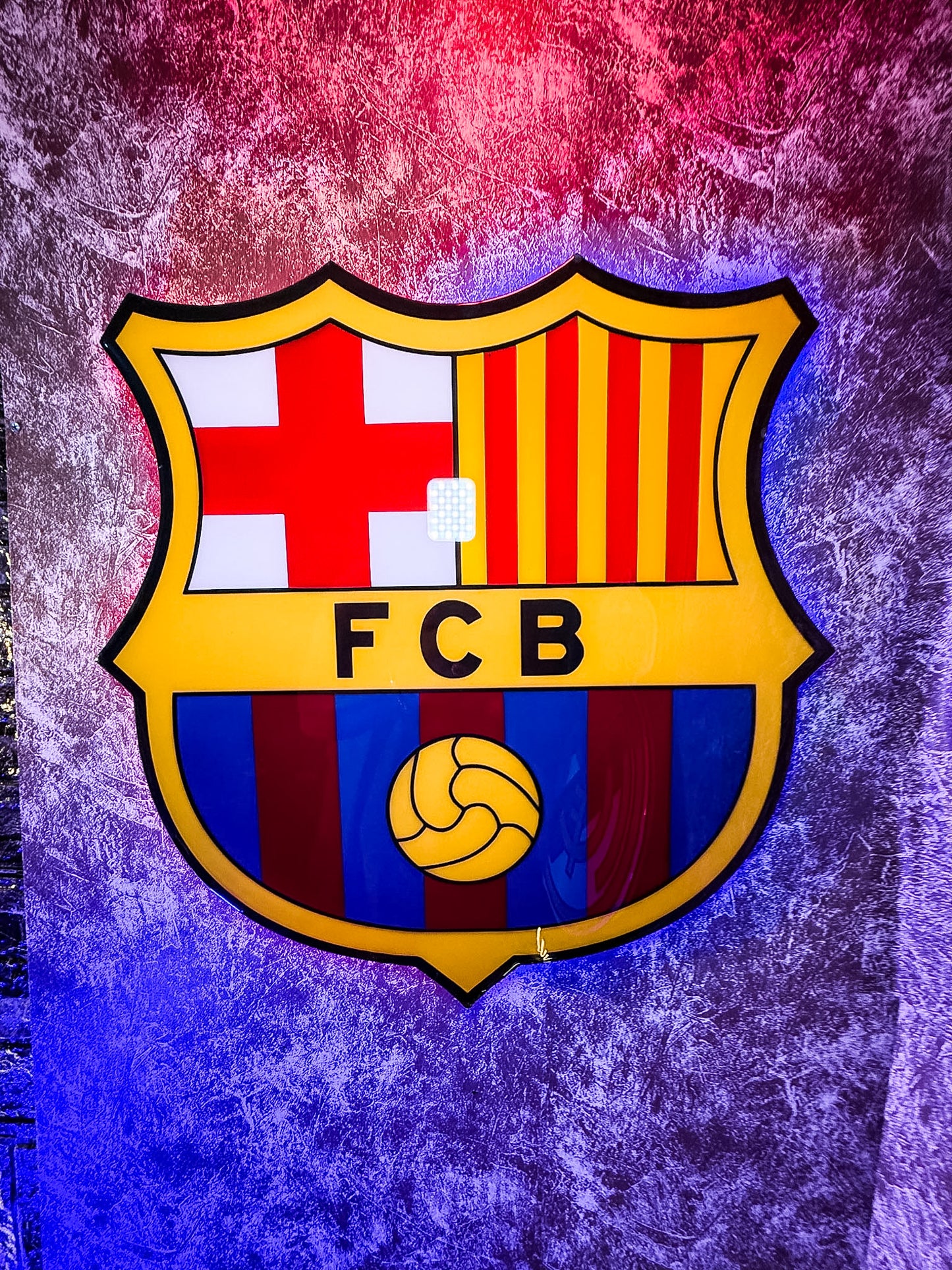 Logo Personalizado Barcelona Epoxi Luminoso