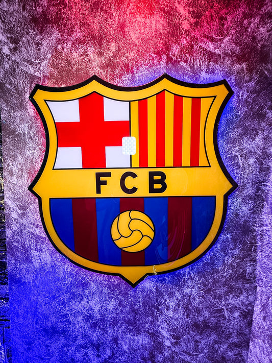 Logo Personalizado Barcelona Epoxi Luminoso