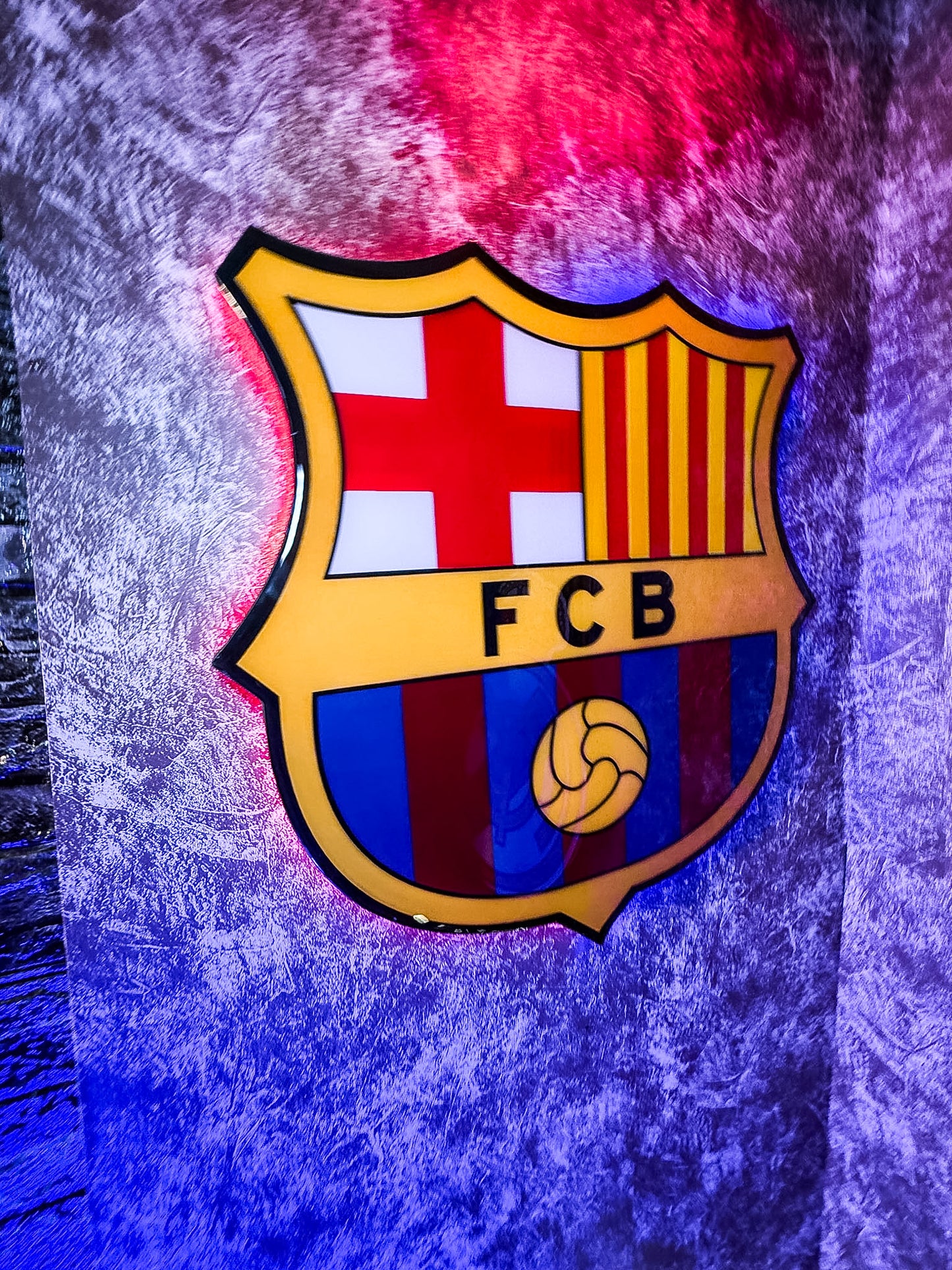 Logo Personalizado Barcelona Epoxi Luminoso