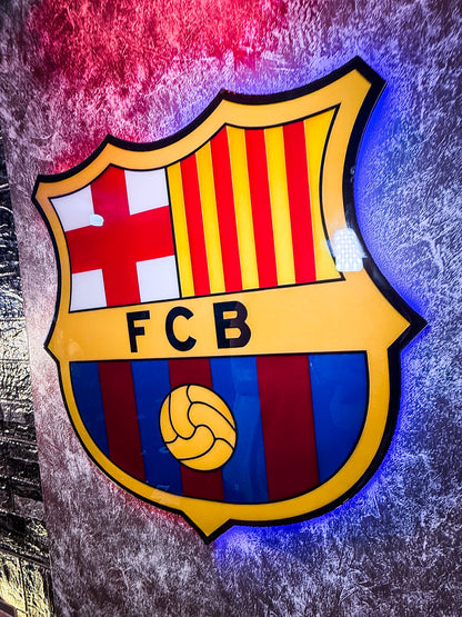 Logo Personalizado Barcelona Epoxi Luminoso