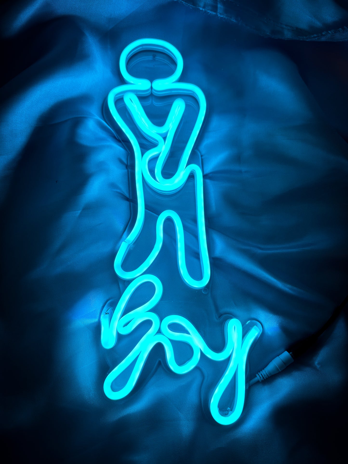 Letrero Neon Baño Boy (wc Hombres)
