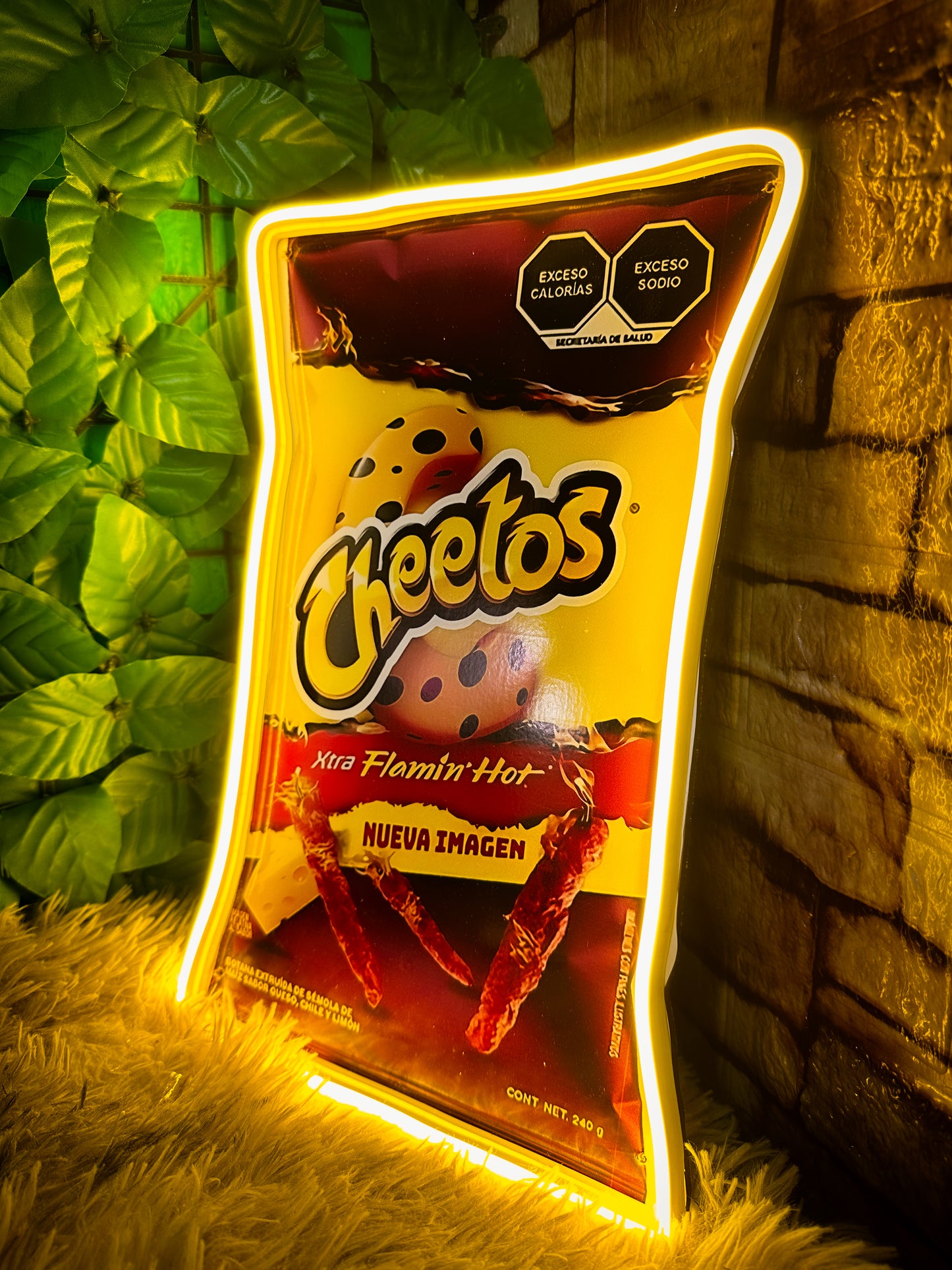 Letrero Neon Cheetos - Letreros de Snacks