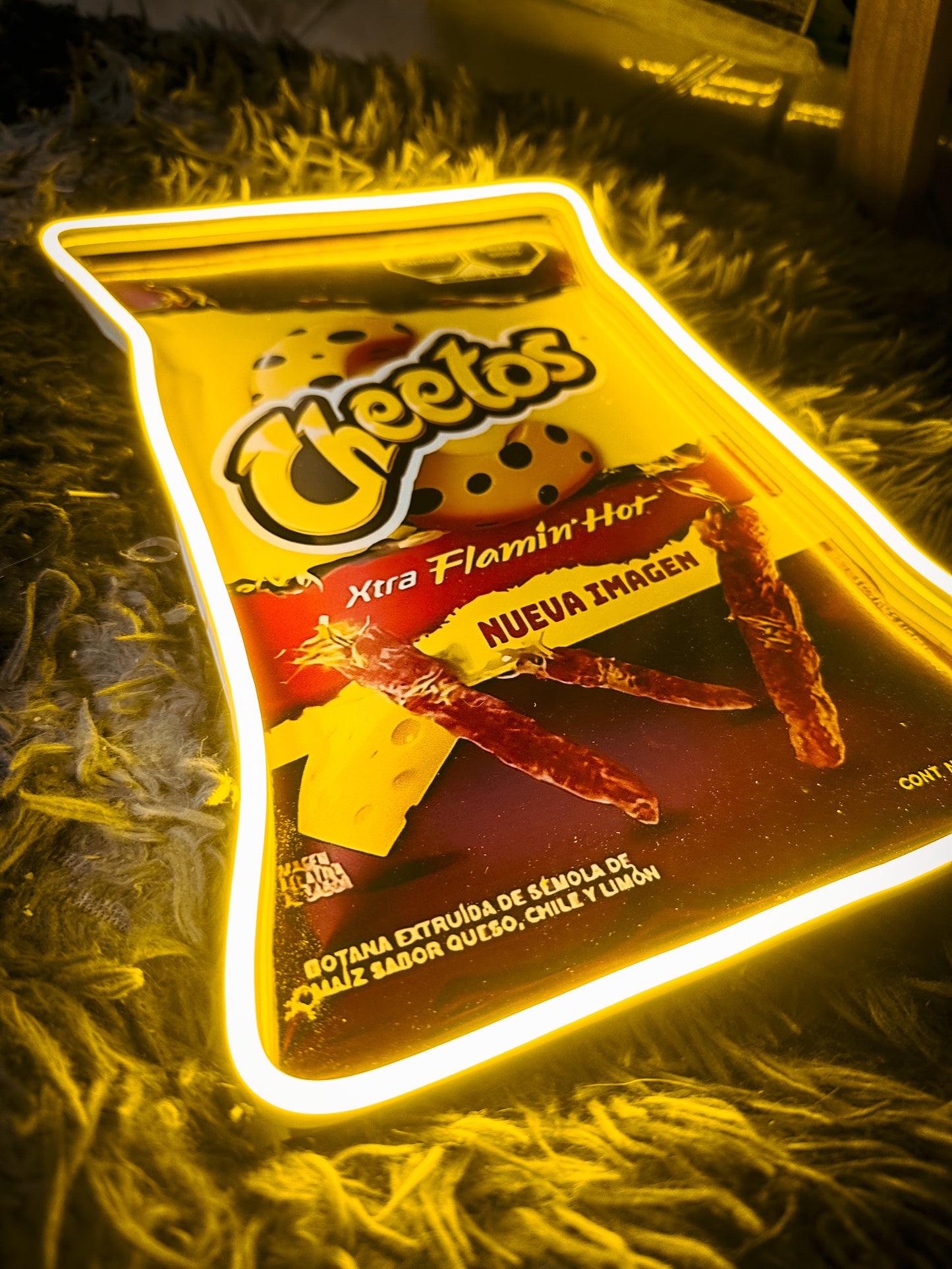 Letrero Neon Cheetos - Letreros de Snacks