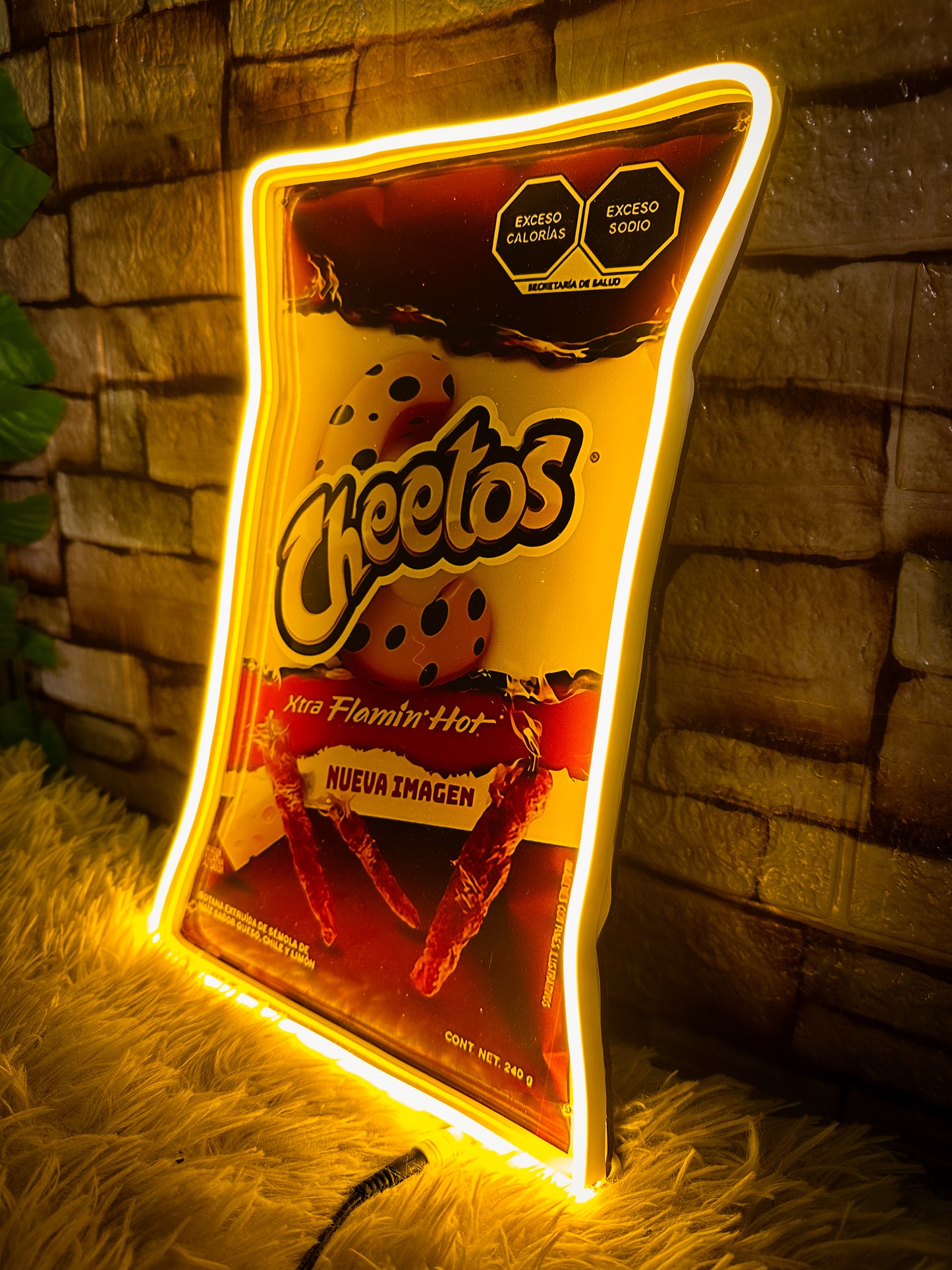 Letrero Neon Cheetos - Letreros de Snacks