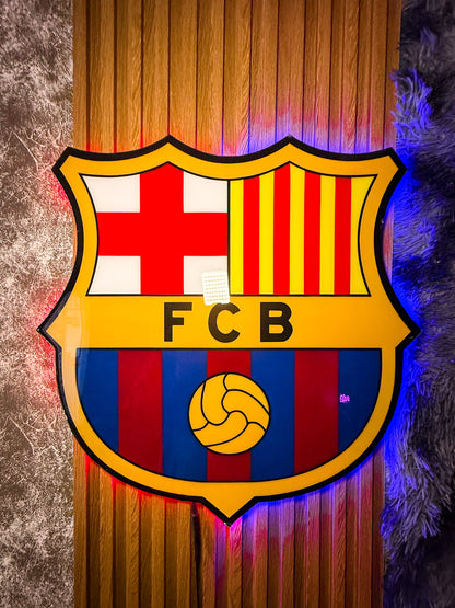 Logo Personalizado Barcelona Epoxi Luminoso