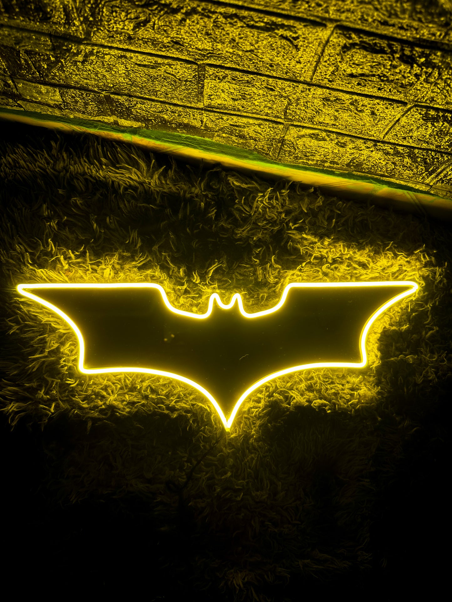 Letrero Neon Led Batman Efecto Espejo Neon