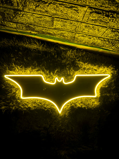 Letrero Neon Comic Decorativo Murcielago