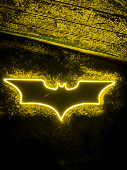 Letrero Neon Comic Decorativo murcielago