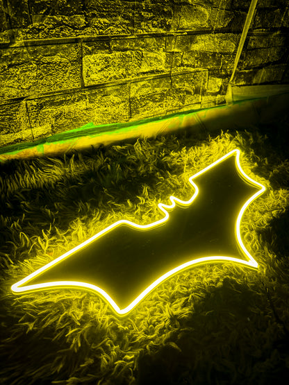 Letrero Neon Comic Decorativo murcielago