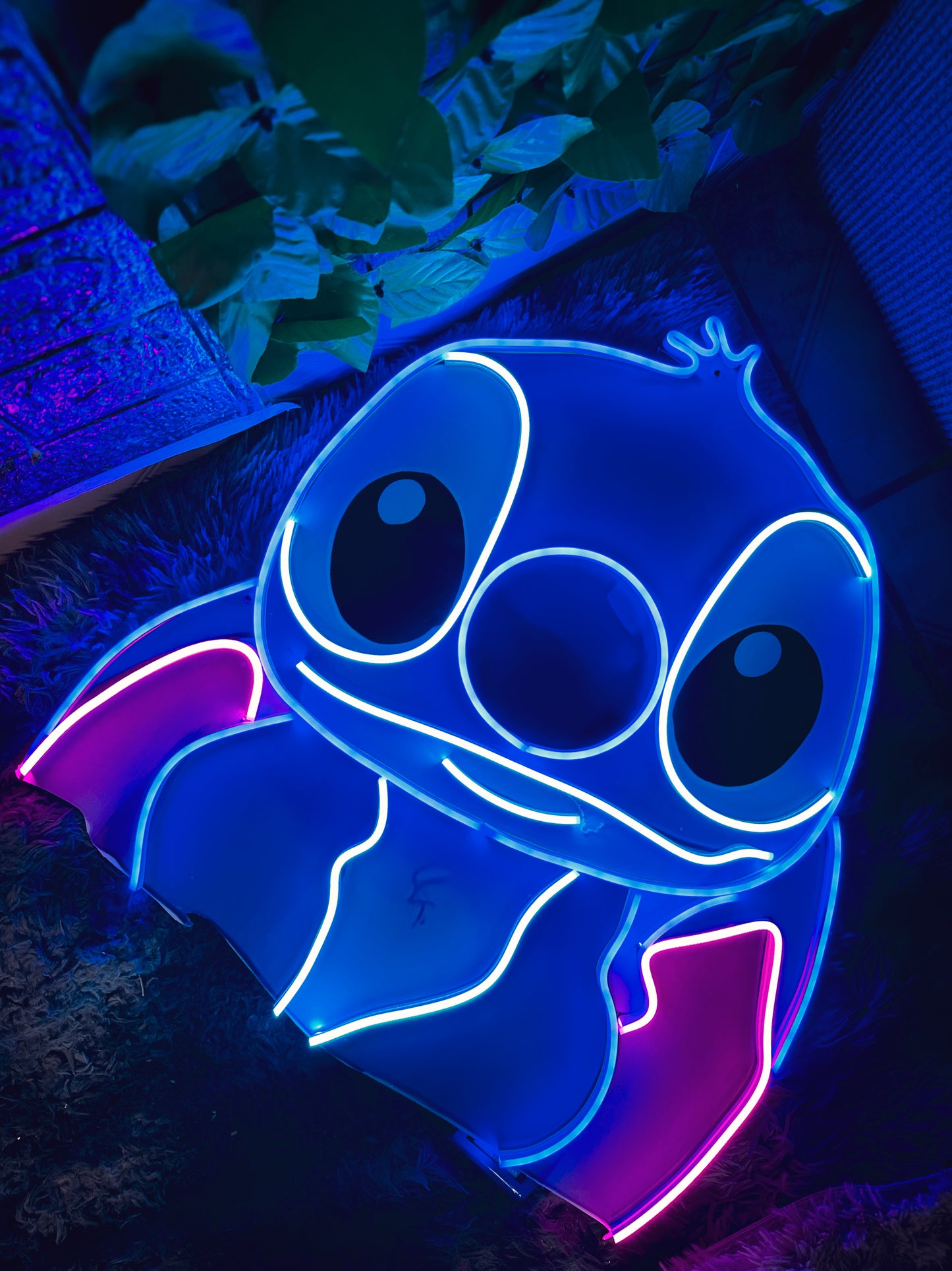 Letrero Neon Stitch (Lilo & Stitch Neonsign)