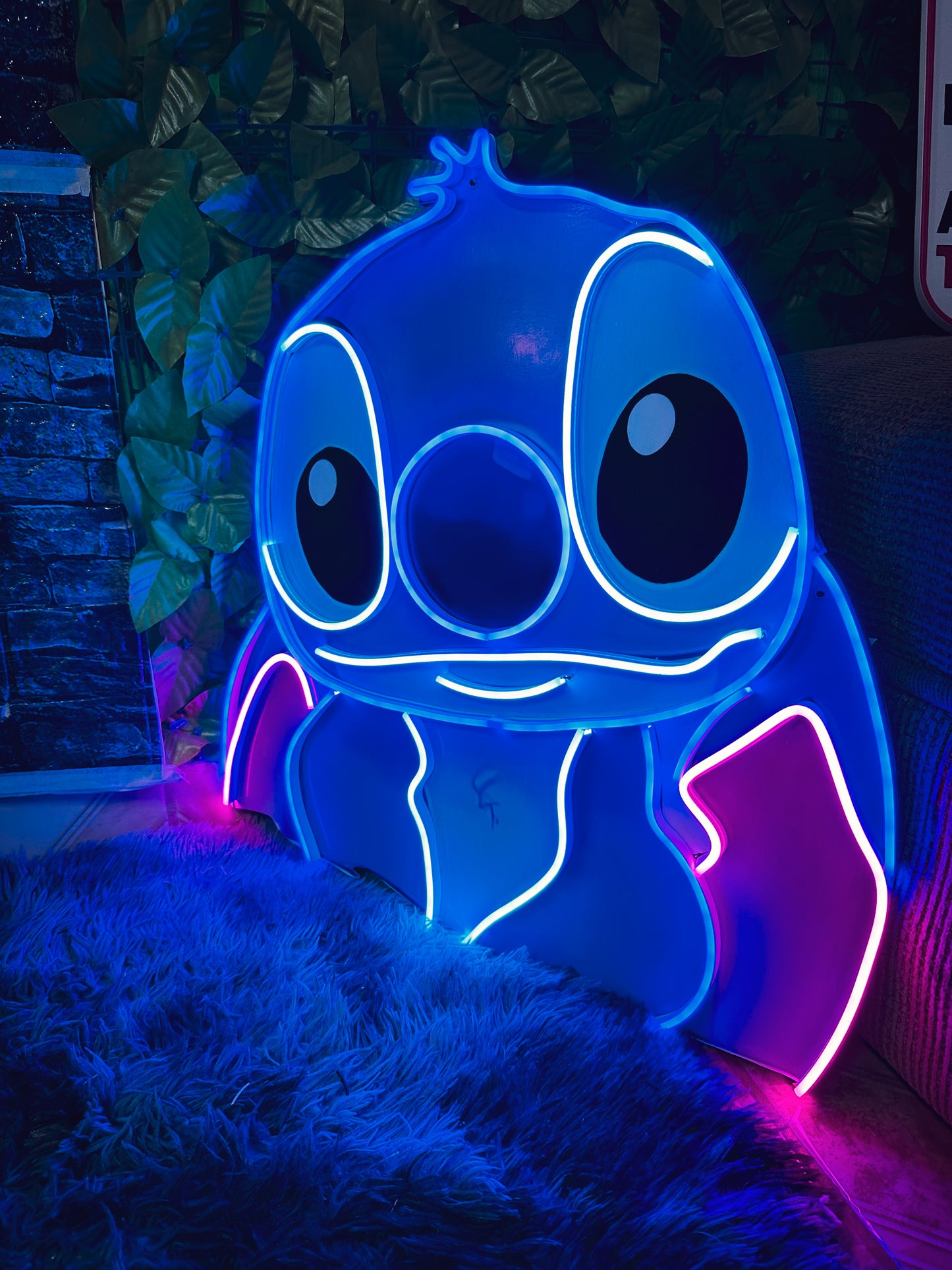 Letrero Neon Stitch (Lilo & Stitch Neonsign)