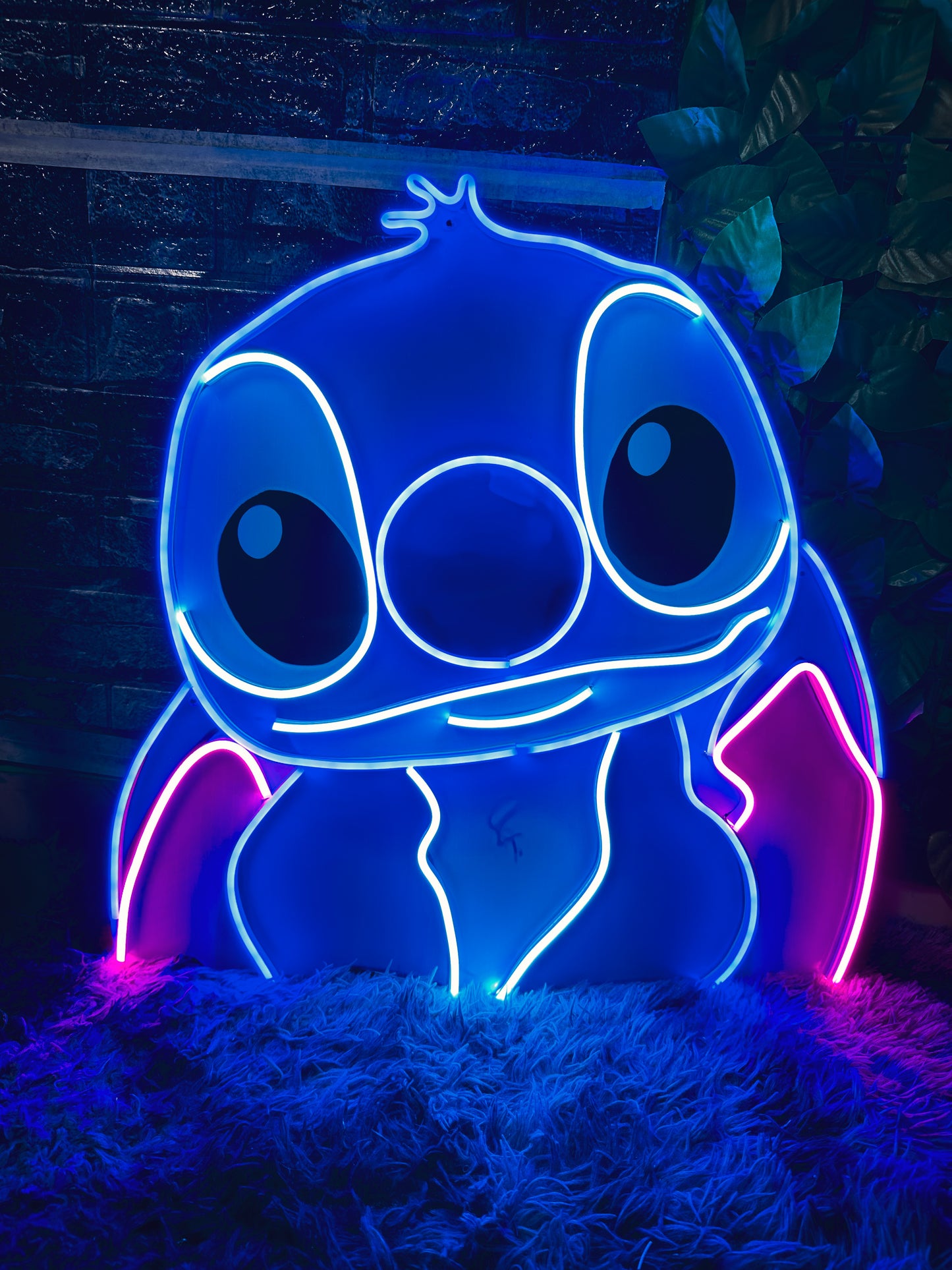 Letrero Neon Stitch (Lilo & Stitch Neonsign)