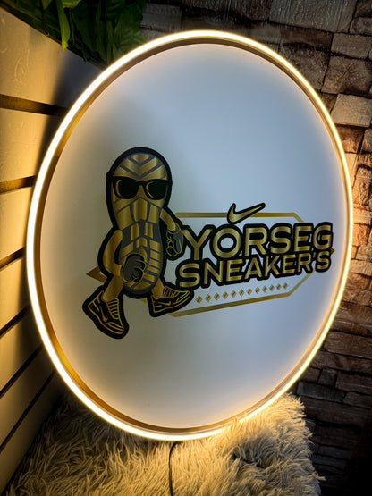 Logo Personalizado Neon - Tu Logo Impreso Con Neon 80 cm