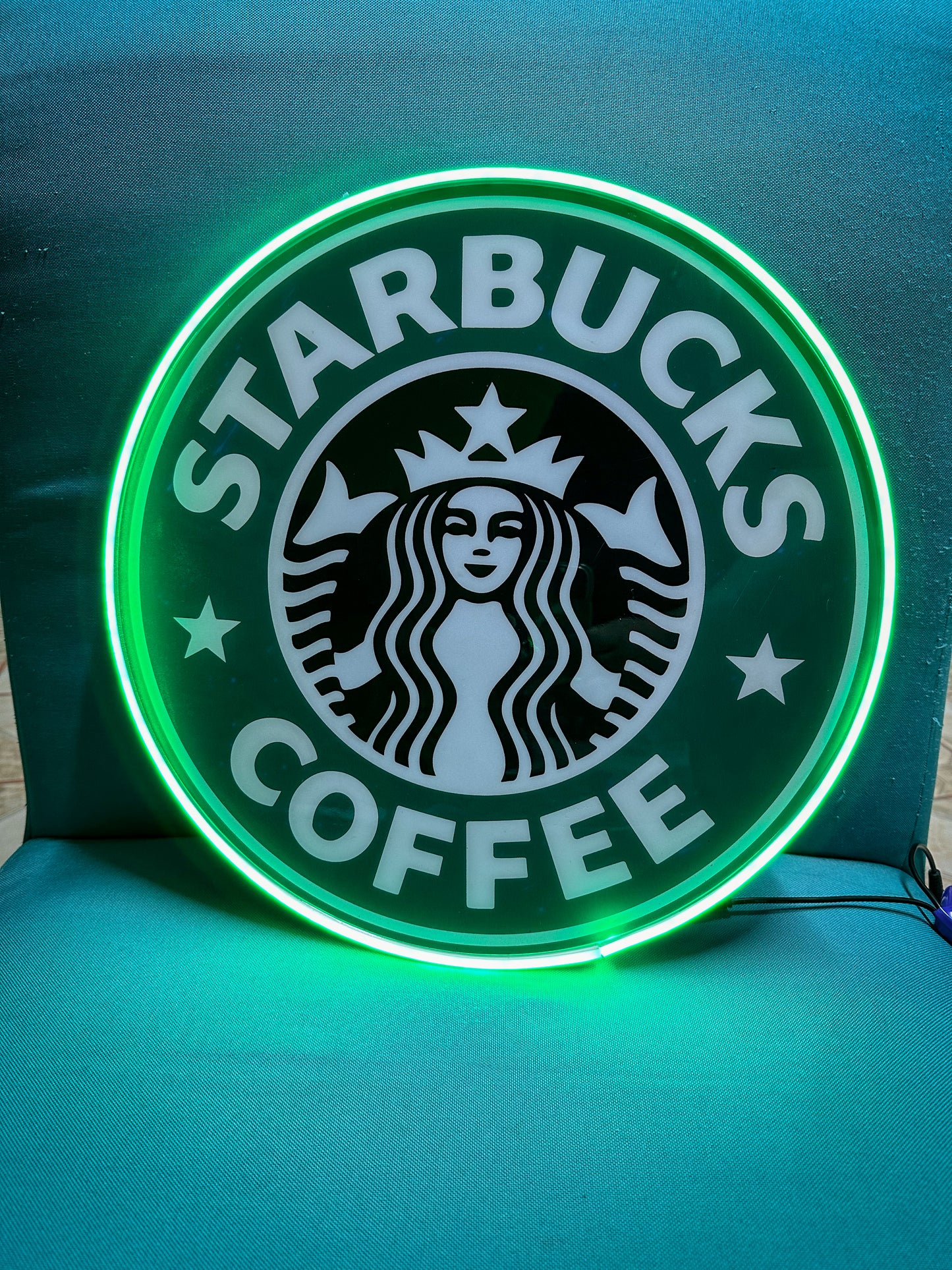 Letrero Neon Starbucks Luminoso