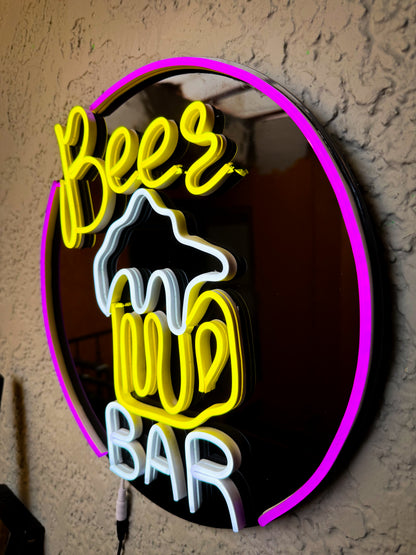 Letrero Neon Beer Bar