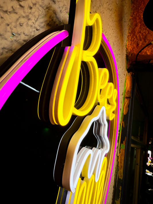 Letrero Neon Beer Bar
