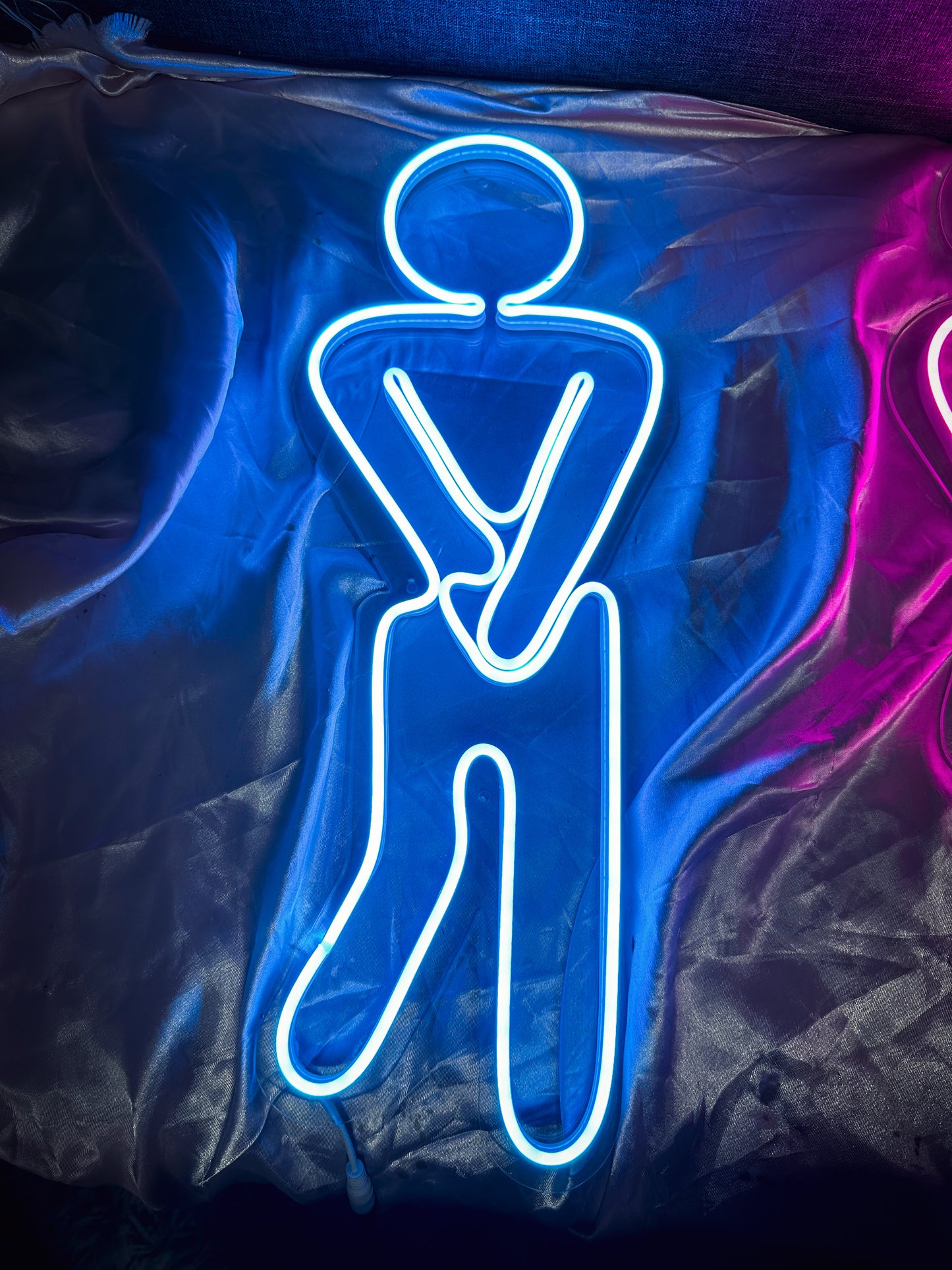 Letreros Neon Baño (Hombre & Mujer) Pack 50 Cm