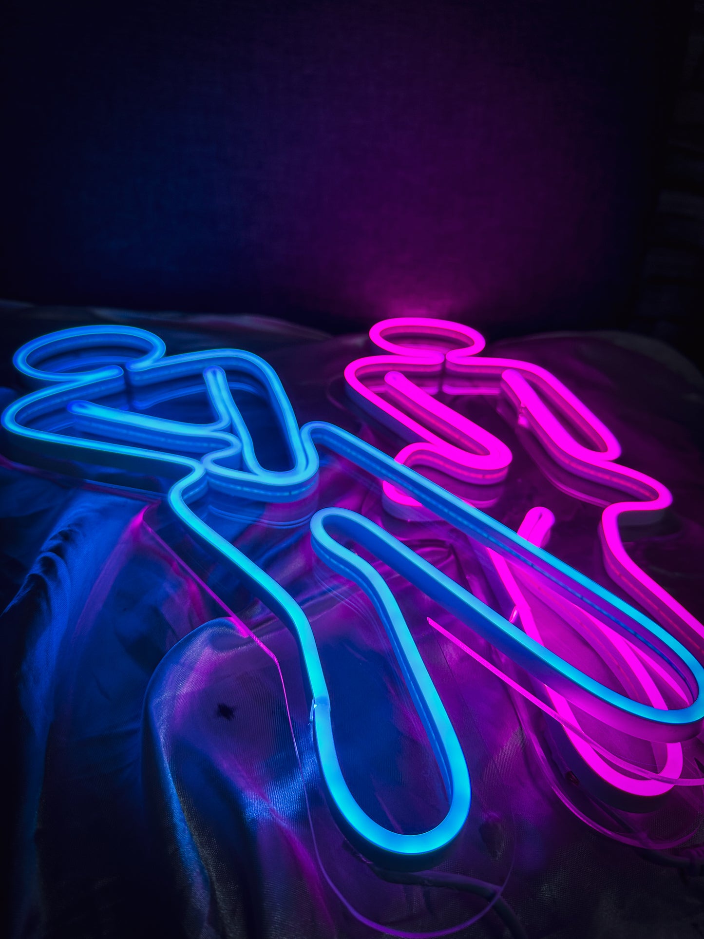 Letreros Neon Baño (Hombre & Mujer) Pack 50 Cm