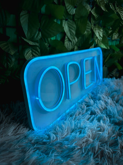 Open Neonflexx - Letrero luminoso Abierto/Open