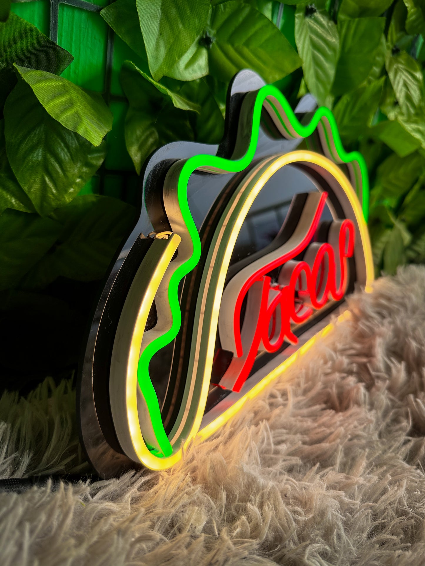 Taco Neon Flex - Letrero Luminoso para TAQUERIAS