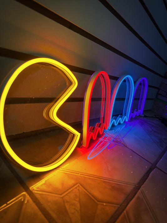 Letrero Neon Pacman