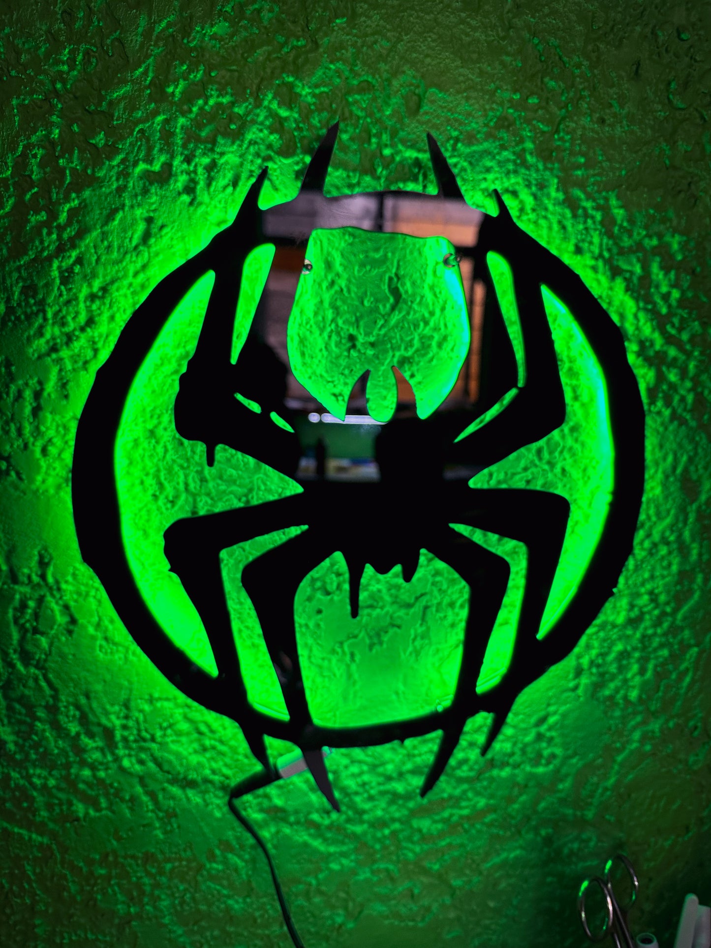 Letrero Spiderman Neon (Miles Morales)