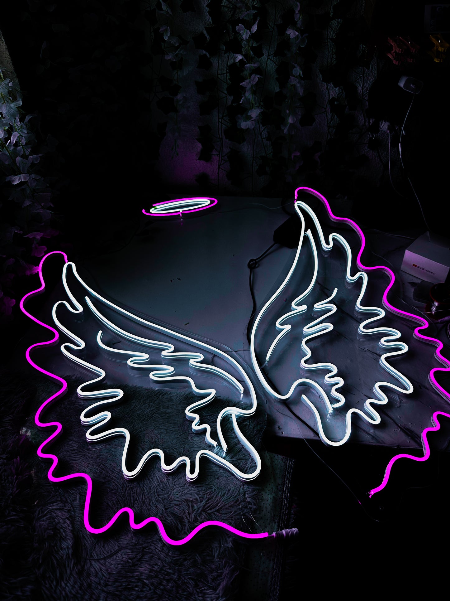 Letrero Neon Alas ( Alas De Angel Neon Flex )