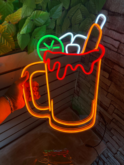 Letrero Neon Michelada ( Beer Neonflex )