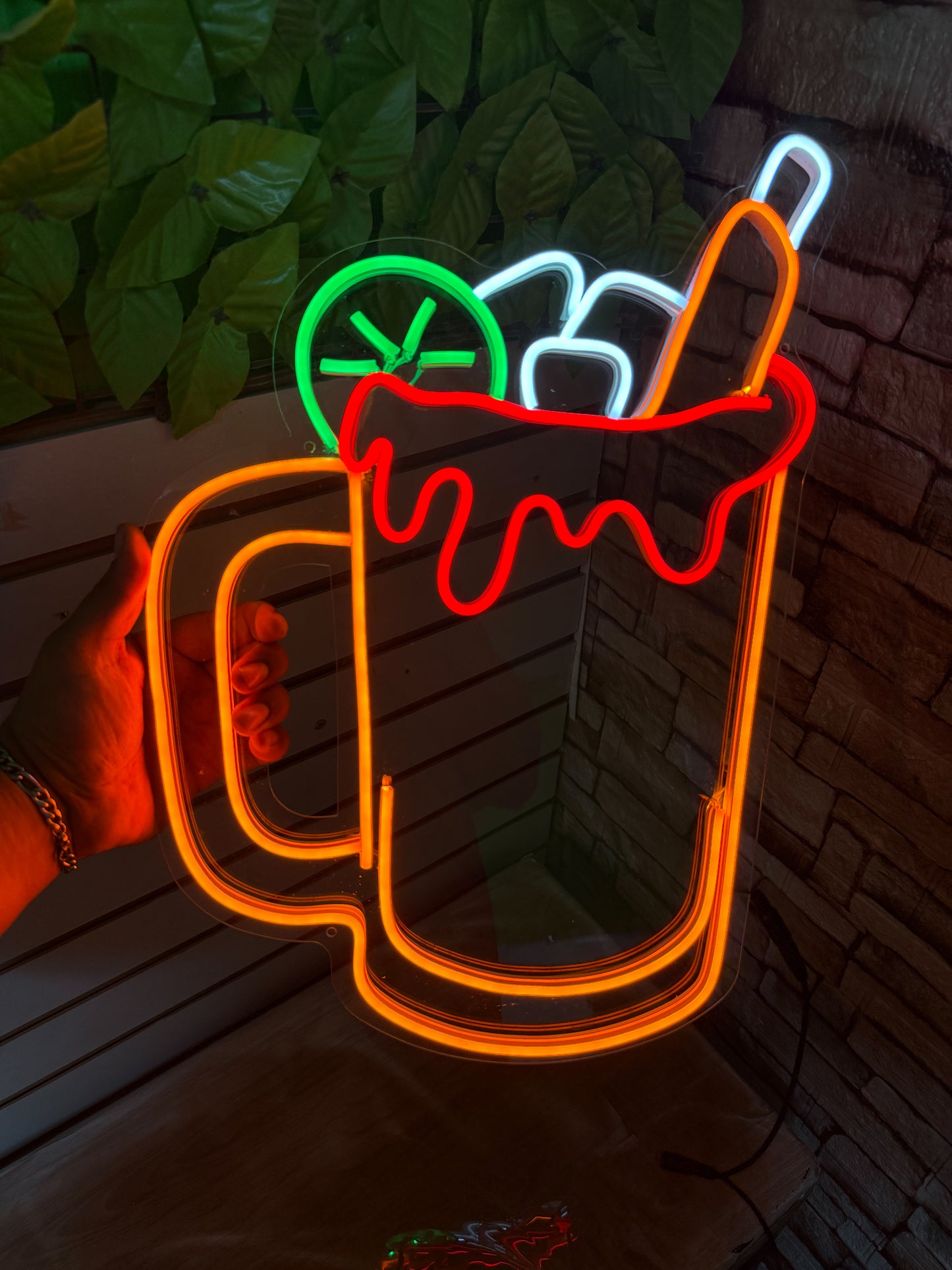 Letrero Neon Michelada ( Beer Neonflex )