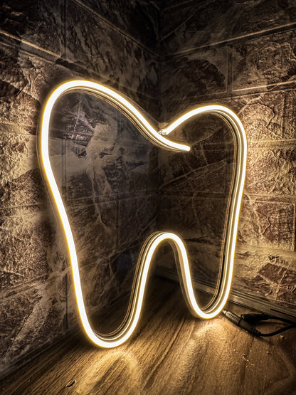 Letrero Neon Muela - Dentista