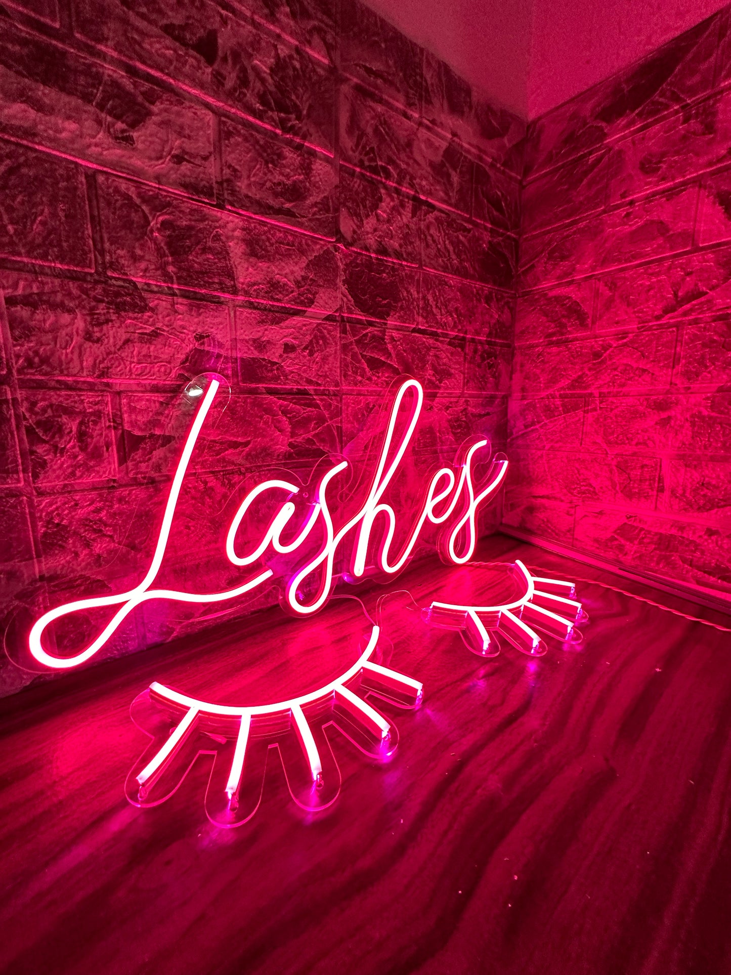 Letrero Neon Lashes & Pestañas (lashes Neonflex) Agregar a favoritos