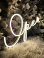 Letrero Open Neon - Abierto Neonled