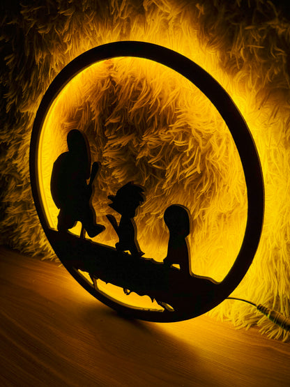 Letrero Dragon Ball Luminoso - Luz Indirecta