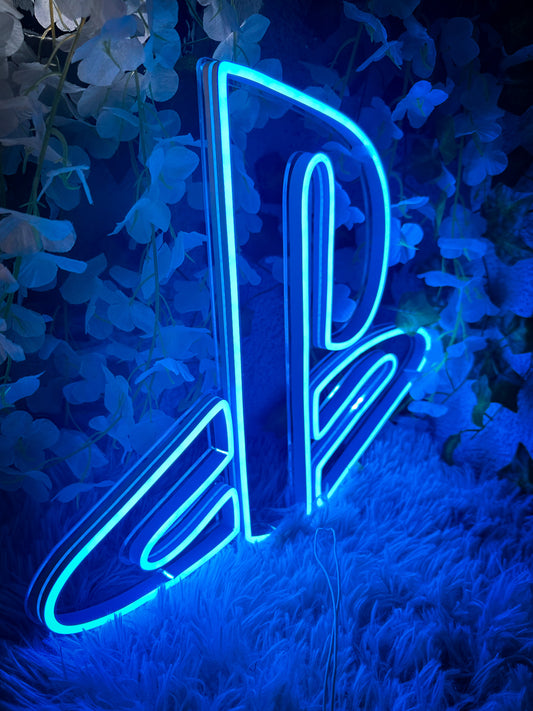 Letrero Neon Playstation (Decoracion Gamer)