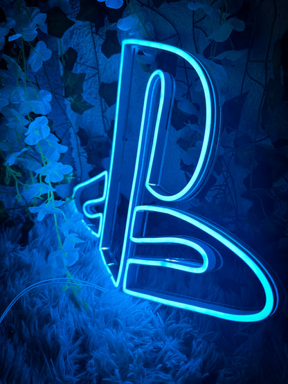 Letrero Neon Playstation (Decoracion Gamer)
