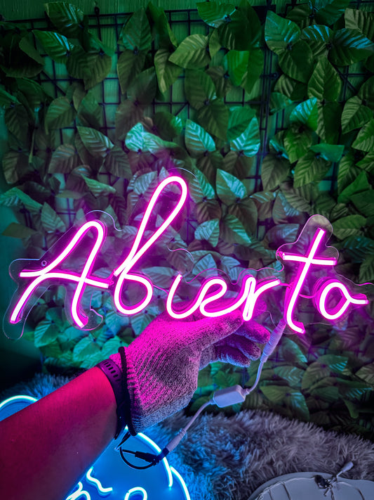 Abierto Neon Flex - Open Neonsign