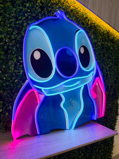 Letrero Neon Stitch (Lilo & Stitch Neonsign)