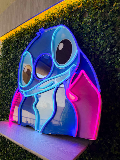 Letrero Neon Stitch (Lilo & Stitch Neonsign)